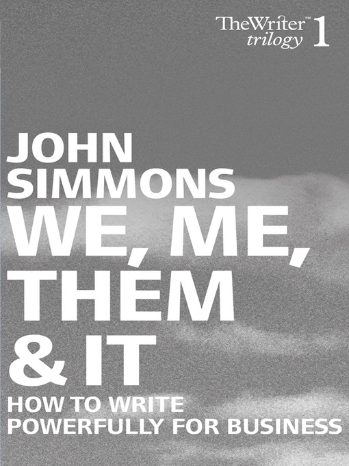 Title details for We, Me, Them and It by John Simmons - Available